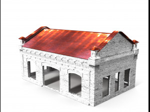 brick hous Modelo 3D