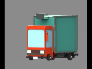 low poly vehicles - pack 3D Model