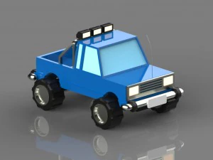 low poly vehicles - pack 3D Model