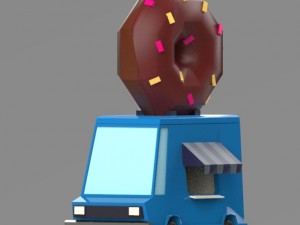 low poly vehicles - pack Model 3D