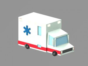 low poly vehicles - pack 3D Model