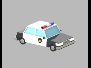 low poly vehicles - pack Model 3D