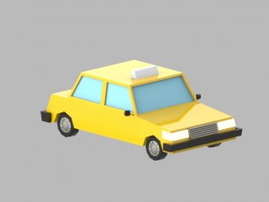 low poly vehicles - pack Model 3D