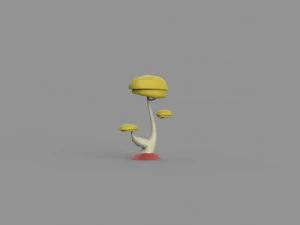 low poly tree collection 3D Model