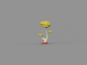 low poly tree collection 3D Model