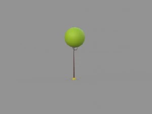 low poly tree collection 3D Model