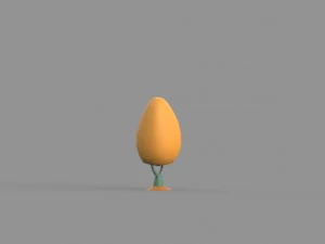 low poly tree collection 3D Model