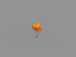 low poly tree collection 3D Model