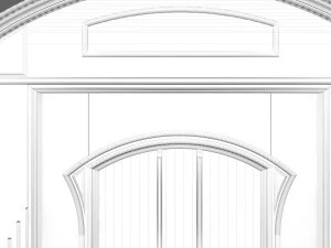 室内ドア 3Dモデル