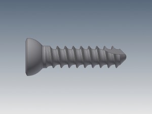 cortical bone screw 3D Model