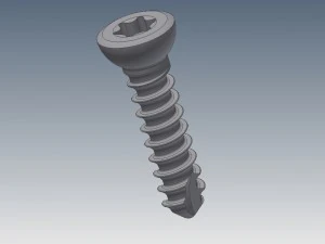 cortical bone screw 3D Model