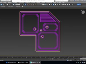 kitchen sink 3D Model