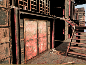 old factory modular package fbx-ue4 3Dモデル