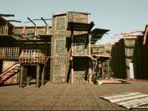 old factory modular package fbx-ue4 3Dモデル