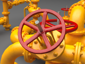 pbr industrial pipes 3D 模型