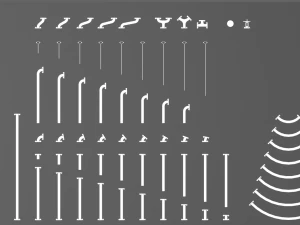 pbr industrial pipes 3D Model