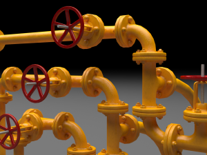 pbr industrial pipes small Modelo 3D