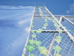 pbr chain link fence Model 3D