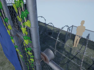 pbr chain link fence 3D Model