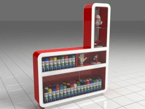 vitrine Modèle 3D