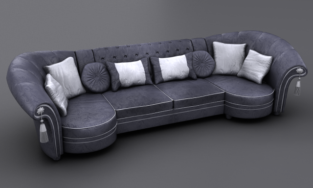 sofa 3Dモデル .c4d .max .obj .3ds .fbx .stl .blend 