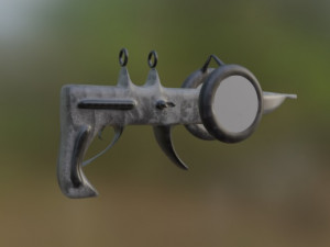 Alien weapon 3D 模型
