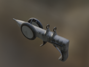 Alien weapon 3D Model