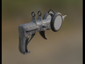 Alien weapon 3D Model