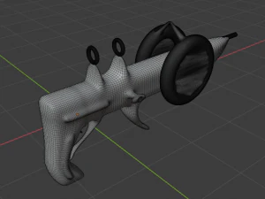 Alien weapon 3D Model
