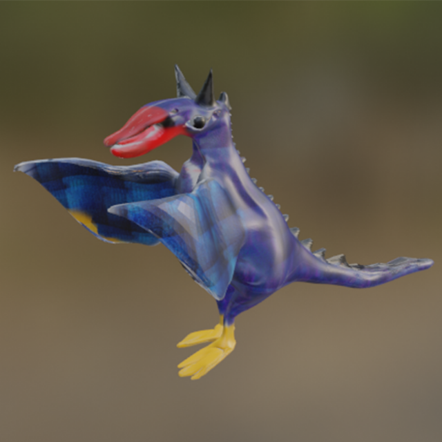 Dinosaur Modello 3D .c4d .max .obj .3ds .fbx .stl .blend 
