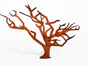 cartoon tree low poly 3D Model