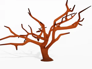 cartoon tree low poly 3D Model