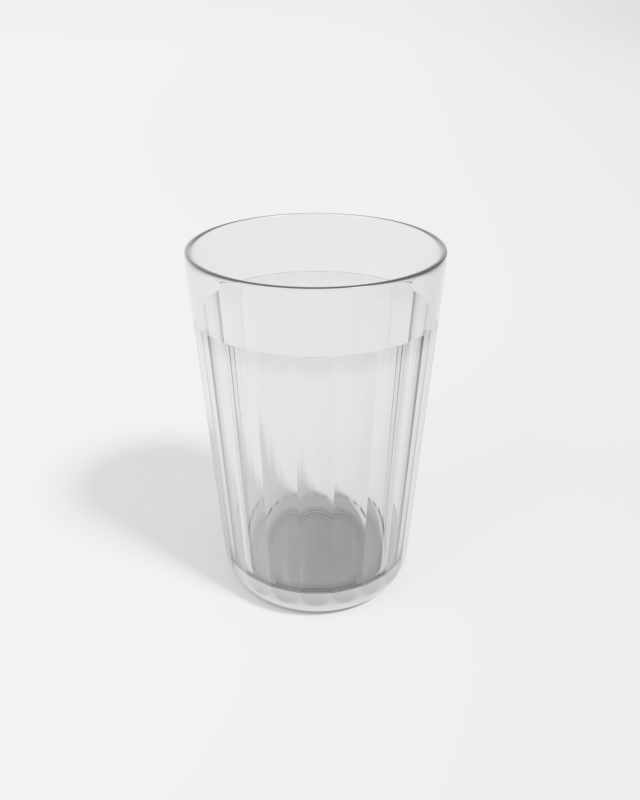 faceted glass Model 3D .c4d .max .obj .3ds .fbx .stl .blend 