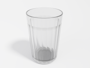 faceted glass 3D 모델