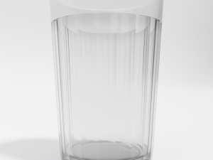 faceted glass Model 3D