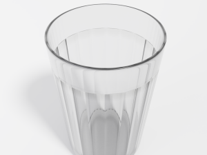 faceted glass Model 3D
