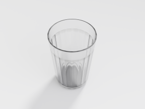 faceted glass Model 3D