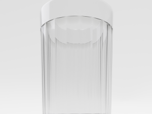 faceted glass Model 3D