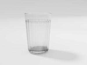 faceted glass Model 3D