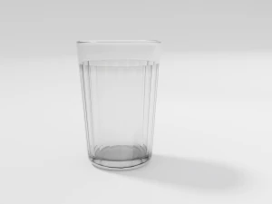 faceted glass 3D Model
