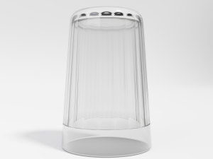 faceted glass Model 3D