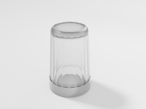 faceted glass Model 3D