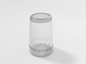 faceted glass 3D Model