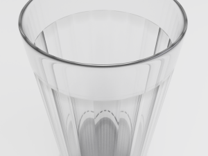 faceted glass Model 3D