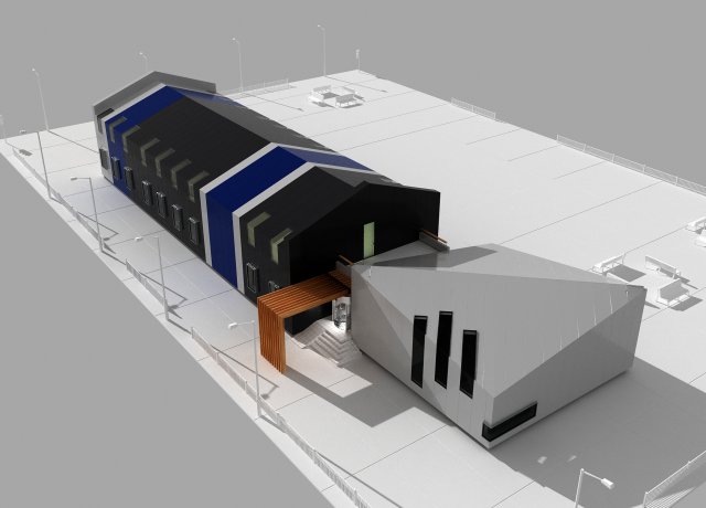 bb hotel 3D Model .c4d .max .obj .3ds .fbx .stl .blend 