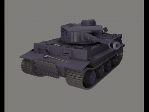panzerkampfwagen vi ausf h1 tiger 3D Модель
