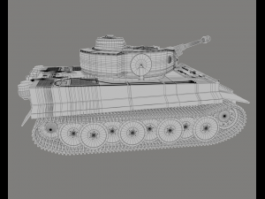 panzerkampfwagen vi ausf h1 tiger Model 3D