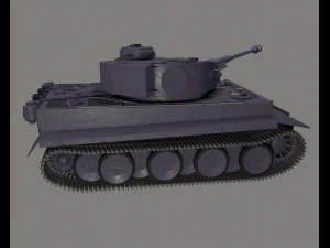 panzerkampfwagen vi ausf h1 tiger 3D Model