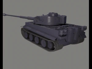 panzerkampfwagen vi ausf h1 tiger 3D Model