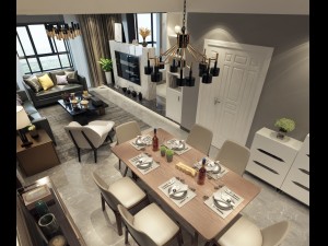 interior design scene Modèle 3D